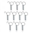 thumbnail image 1 of DOLITY 6x10 Packs Elastic Metal Cage Door Spring Hook for Rabbit Cage Large 6 Pcs, 1 of 6