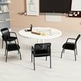 thumbnail image 5 of Gymax Meeting Room Chair Set of 10 Waiting Room Chairs w/ Ergonomic Backrest & Armrests, 5 of 10
