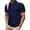 Navy1, variant on Charmgo True Classic Tees Men, Men's Casual Fashion Splicing Trend Loose Stand Collar Long Sleeve Polo Shirts, Black Polo Shirts for Men, Clearance Sales Today Deals Prime Black L