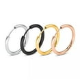 thumbnail image 2 of 2Pcs Women Men Stainless Steel Huggie Earrings Lip Cartilage Hoop Piercing Nose, 2 of 3