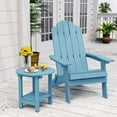 thumbnail image 5 of WINSOON 2-Tier Side Table Adirondack Table End Table with Storage Shelf Baby Blue, 5 of 7