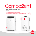 thumbnail image 2 of Aire Acondicionado Portátil Rheem 110 V WiFi 12000 btus y Boiler Instantáneo 6L Natural Blanco, 2 of 13