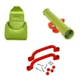thumbnail image 1 of Juego de columpios para niños, accesorios para buzones, accesorios telescópicos, columpio para exteriores Verde, 1 of 9