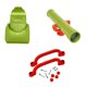 thumbnail image 1 of Juego de columpios de juguete perfecl para parque infantil verde con buzón y telescopio, 1 of 8