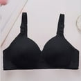 thumbnail image 2 of iHPH7 Womens Push Up Bra Supportive No Underwire Bras Wireless Bras Padded Bras Wirefree Bra No Wire Bras for Women No Underwire Full Support Lift Bralette Black XL, 2 of 9