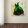 thumbnail image 4 of Trademark Fine Art "Black n Green Swirls" Canvas Art by Roderick Stevens, 4 of 4