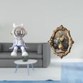 thumbnail image 2 of Figura decorativa de en resina, estilo vintage, ideal para estantería, entrada, sala de estar, oficina, dormitorio o galería., 2 of 8