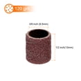 thumbnail image 2 of Uxcell 200pcs Sanding Drums 3/8 Inch Grit 120 Sanding Sandpaper Mini Sanding Sleeves for Drum Sander Rotary Tools, 2 of 7
