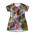 thumbnail image 2 of Primavera Creative Fashion Women Design All Over Print T-Shirt Dress, 2 of 4