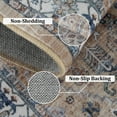 thumbnail image 2 of Yesurprise 9x12ft Persian Style Area Rugs - Light Brown Tone Pearl Velvet, 1150Gsm, 100% Polyester, 350Gsm Velvet Weight, Washed Back, Folding Simulation Printed Carpet Xm-Persia-Jian Ya Yi Xiao, 2 of 8