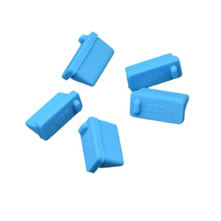Deyuer 5Pcs Dustproof Standard USB 2.0/3.0 Dust Plug Port Charger Cover for PC Notebook