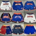 thumbnail image 3 of Basketball Pants Dense Embroidered Shorts Knicks Retro Full Embroidered Pants, 3 of 3