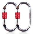thumbnail image 4 of Jesscasday Rock Climbing Carabiner Light weights Twist Carabiner Hook with Screwgate Sturdys, 4 of 14
