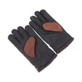 thumbnail image 3 of Guantes de montar Guantes de carreras Azul Marrón Fibra de poliéster Engrosado A prueba de viento Cómodo agarre Guantes al aire libre, 3 of 10