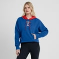 thumbnail image 4 of Women's Fanatics Royal Texas Rangers Oversized Legacy Favorite Spectator Pullover Hoodie, 4 of 5