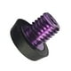 thumbnail image 2 of Tapón inferior para taco de billar, cubierta inferior, aleación de aluminio ligero y caída de goma violeta negro, 2 of 9