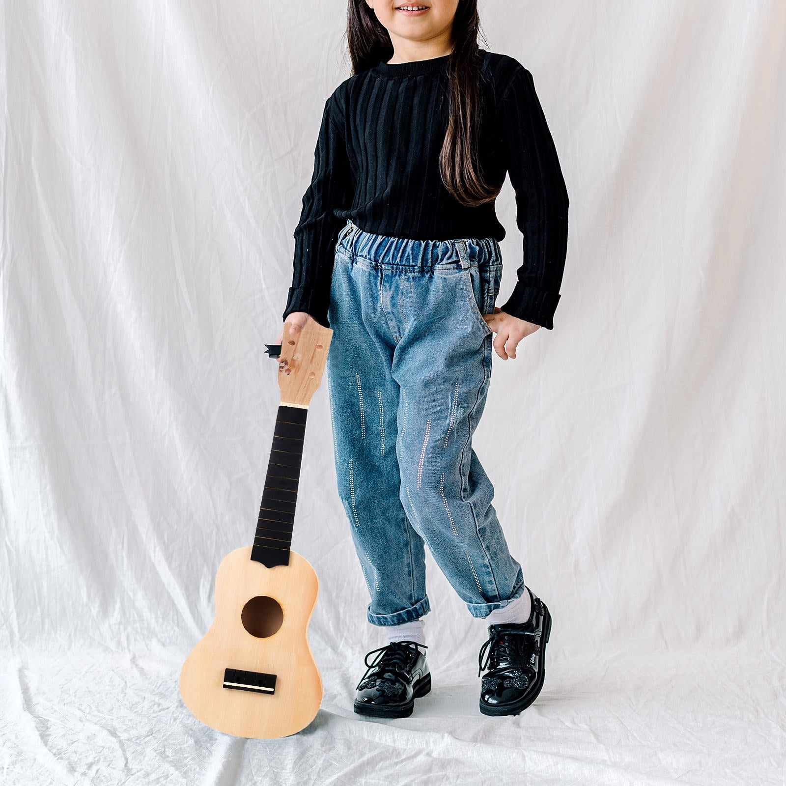 ULTNICE DIY Ukulele Making Kit with Synthetic Material Assorted Color for Kids and Family 1 Set