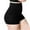 Black, variant on WBQ Women's Shape-shaping Shorts High-waist  Anti-roll-up Seamless Stretch Safety Pants Leggings Corset Buttocks Shorts Beige L