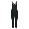 thumbnail image 6 of Dealovy Overalls for Women Sleeveless Adjustable Strap Loose Sherpa Fuzzy Fleece Jumpsuits with Pockets, 6 of 6