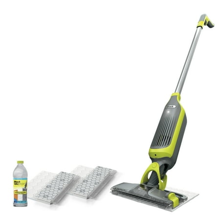 Shark VACMOP Cordless Hard Floor Vacuum Mop, for Tile, Vinyl, Laminate, Wood, with (2) Disposable VACMOP Pads, 12-oz Shark Multi-Surface Cleaner, VM200