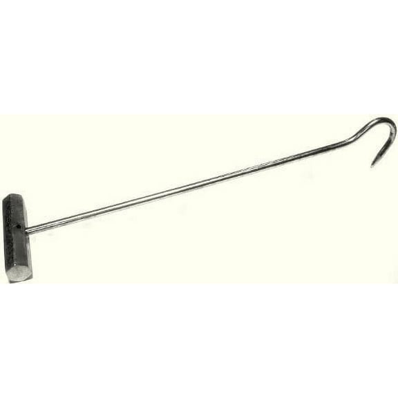 Super-Long Meat Hook / Poultry-Dolly Hook w/Aluminum Handle - 36"