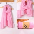 thumbnail image 3 of Women Solid Color Scarfs Large Long Lightweight Headscarf Linen Sheer Shawl Wrap, 3 of 19
