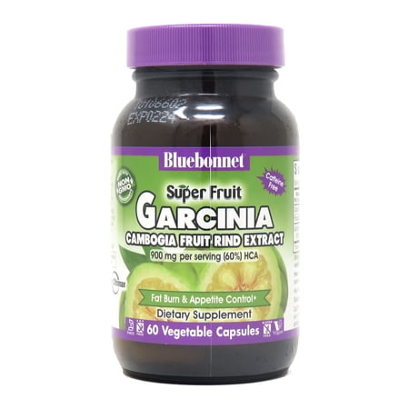 Bluebonnet Nutrition Super Fruit Garcinia Cambogia Rind Supplement, 60 Count