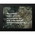 thumbnail image 2 of ArtsyQuotes 14x12 Black Modern Framed Museum Art Print Titled - James Allen Quote: The Good or Bad, 2 of 5