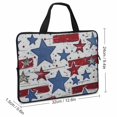 thumbnail image 2 of AWERP Stars Stripes Americo Makk Diving Fabric Laptop Sleeve Carrying Bag 12inch, 2 of 5
