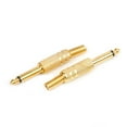 thumbnail image 3 of POINTERTECK 10 Pcs Gold Plated 6.35mm Male 1/4 Mono Jack Plug Audio Connector Soldering, 3 of 3
