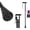 Black, variant on Kinggear Folding Walking Cane with Adjustable Height and T-Handle, Black