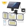 thumbnail image 2 of Waterproof Solar Powered Outdoor Light Motion Sensor 2000LM 333 LED Security Street Lamp Sconce Spotlights for Garden Decoration ,High Bright, 2 of 7