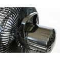 thumbnail image 2 of 12 In. Table-to-Floor Air Accelerator Pedestal Fan with DC Motor and Remote Control, Black, 2 of 4