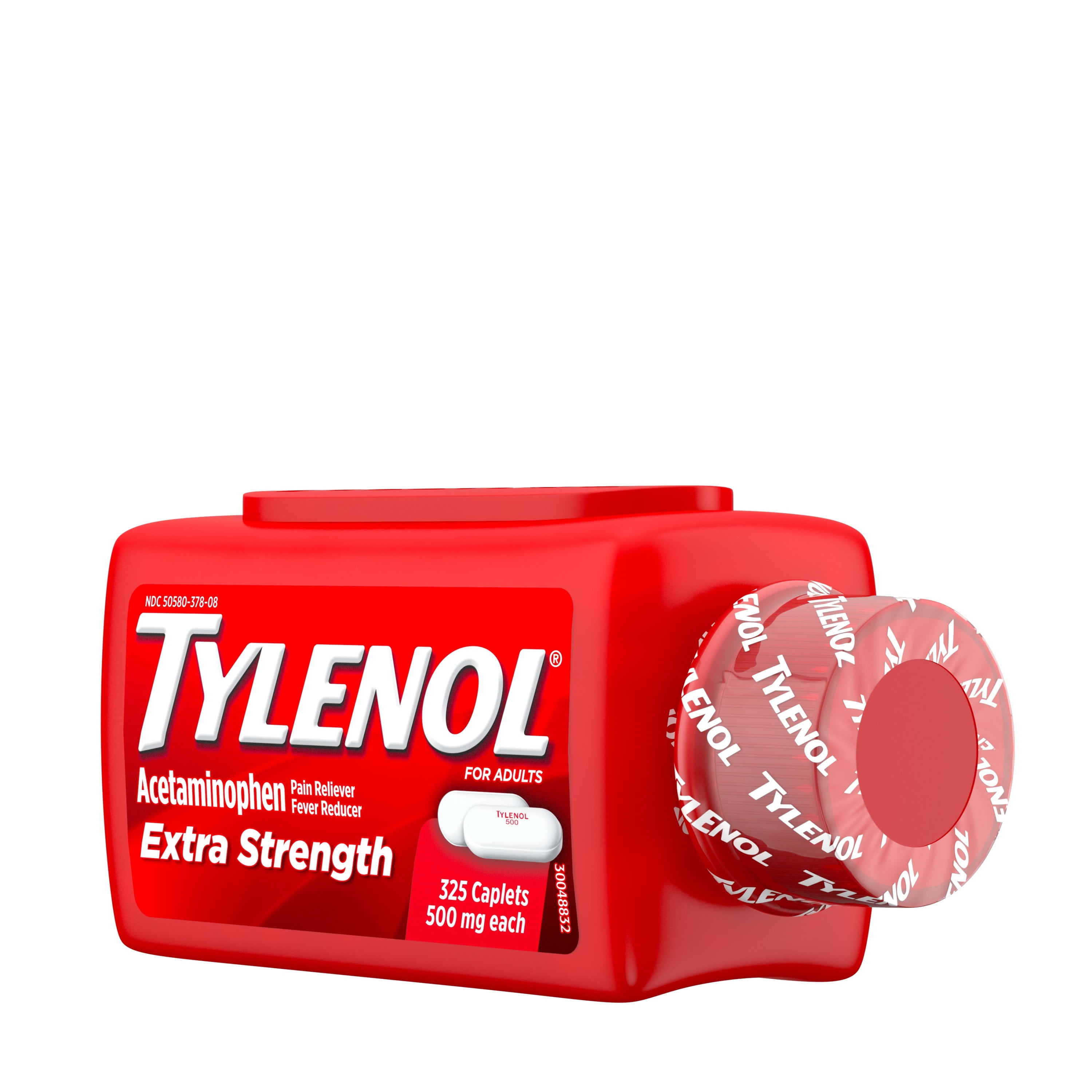 Tylenol Extra Strength Caplets, Fever Reducer and Pain Reliever, 500 mg, 325 ct.