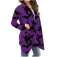 thumbnail image 6 of Enjoytime Lightweight Cardigans for Women Vintage Print Long Sleeved Cardigan Fall Winter Loose Coat, 6 of 6