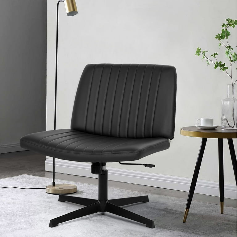 BestOffice Armless Office Chair, Criss Cross Legged, No