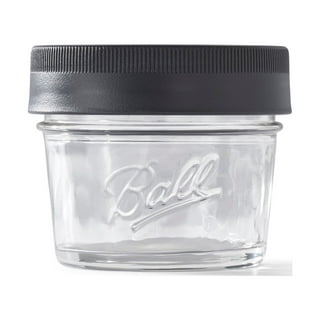 Glass Mason Jar Pitcher with Pour Lids - Ball Jars, 1 Quart (32 oz) Wi