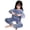 Blue, variant on asjyhkr Kids Boys Girls Loungewear Outfits Long Sleeve Thermal Tops Casual Soft Comfy Pants Fuzzy Home Sets for Fall Winter(13-14 Years,Wine)