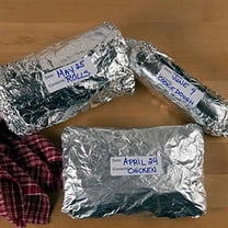 LEORX Adhesive Refrigerator Sticker Writable Food Storage Label for Freezer