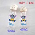 thumbnail image 3 of Disney 400ML/600MLLilo Stitch Animation Niños Portátil PC Plástico Pajita Agua Vaso Deportes al aire libre Camping Fitness StitchAngel, 3 of 5