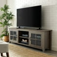 thumbnail image 2 of Pemberly Row 70" TV Stand with Glass Door in Gray Wash, 2 of 4
