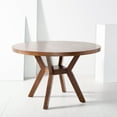 thumbnail image 4 of Safavieh  Couture Luis Round Wood Dining Table. Black 48 IN W x 48 IN D x 30 IN H Wood Finish, 4 of 5