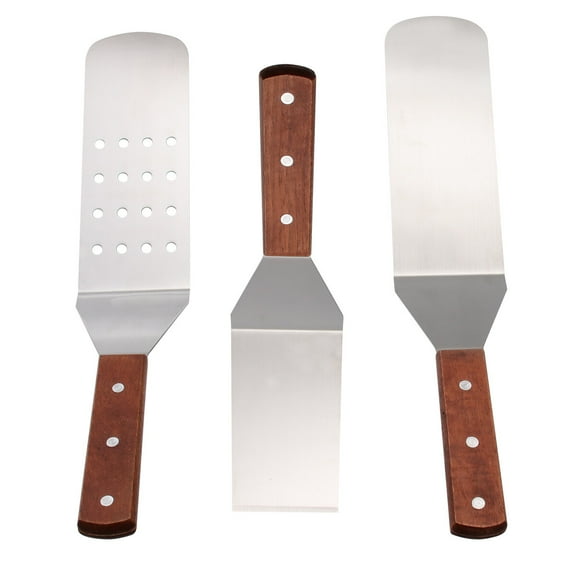 3pcs Stainless Steel Pizza Cake Cheese Dessert Pie Spatula Server Transfer Lifter Plate Holder Slicer Accessory for Kitchen Bakeshop Restaurant