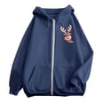 thumbnail image 5 of HGIEYS Womens Zip Up Hoodies 2026 Casual Long Sleeve Zipper Sweatshirts Fall Winter Comfy Track Jackets with Pockets, 5 of 8
