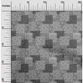 thumbnail image 2 of oneOone Polyester Spandex Gray Fabric Floral Silhouette Craft Projects Decor Fabric Printed By The Yard 56 Inch Wide, 2 of 4