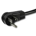 thumbnail image 3 of Startech.com 3 Ft. Cord - Right-angle Nema 5-15p To C13 - Cable - Iec 60320 C13 Straight To Nema 5-15p (p) Right-angled - 125 V - 10 A - 3 Ft - Black, 3 of 4