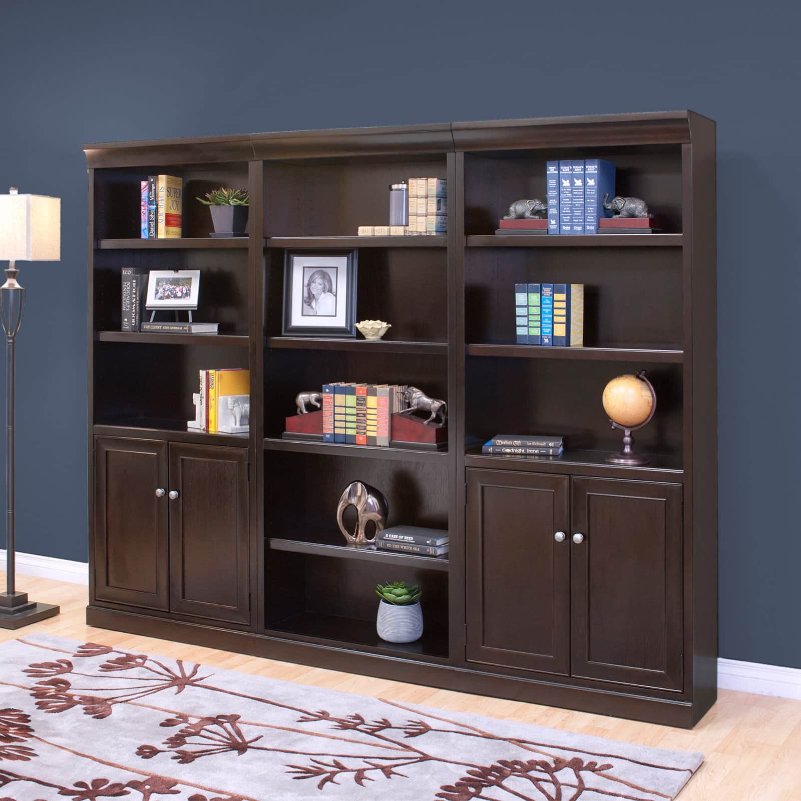 Furniture Bookcases Fulton Five Shelf Contemporary Bookcase 72 H Home