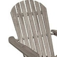thumbnail image 3 of Geli Outdoor Adirondack Chair-Slatted Back-Gray Eucalyptus Wood, 3 of 10