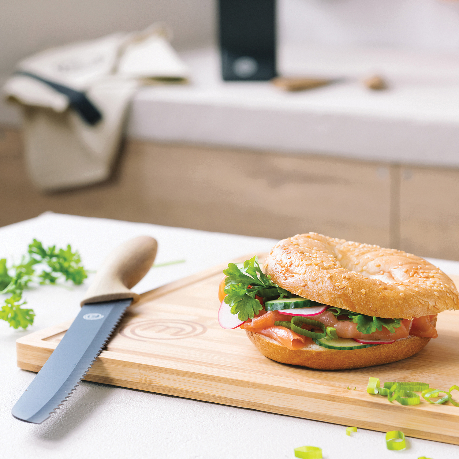 Buy MasterChef 8 Piece Knife & Board Set, 5 Kitchen Knives and 3