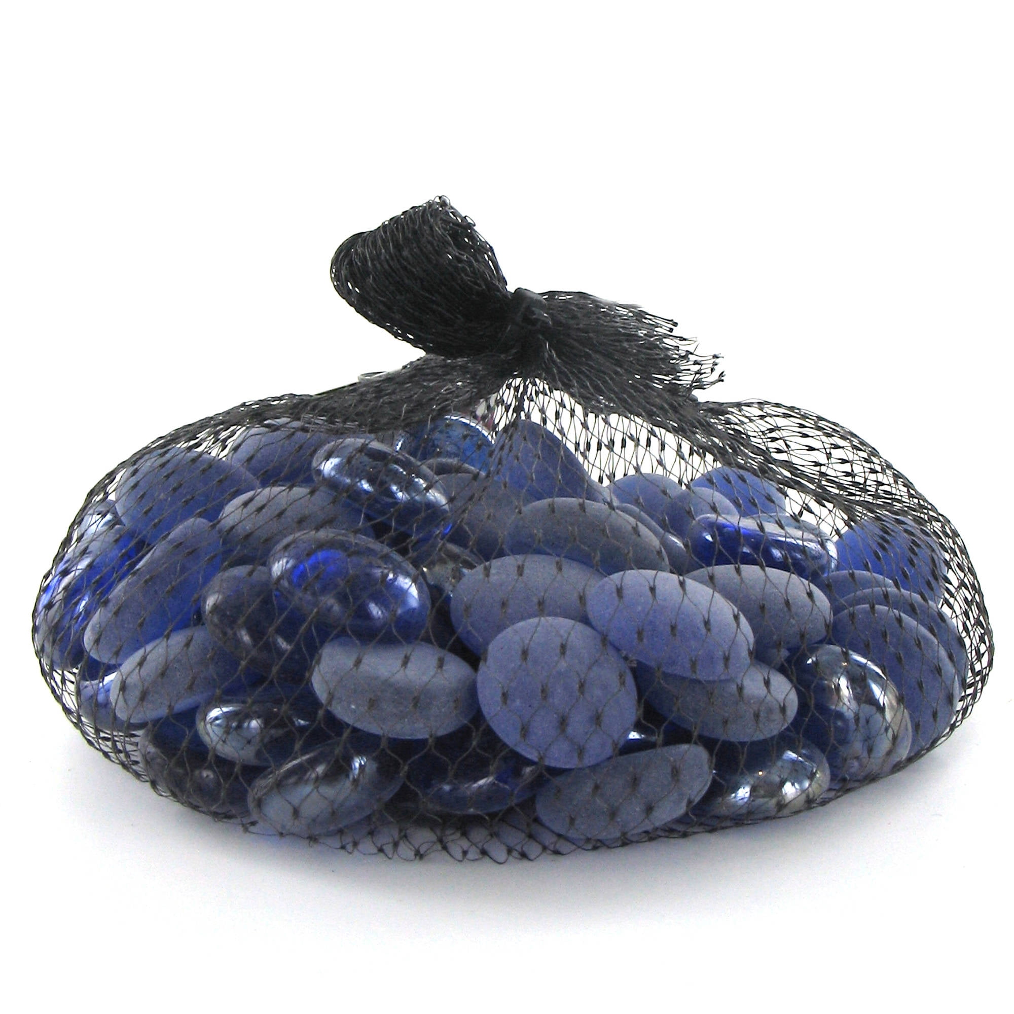 Akasha Decorative Cobalt Blue Mixed Glass Gems, 10 oz. Bag